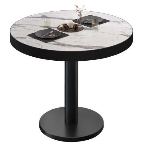 cerceveli compact masa yuvarlak